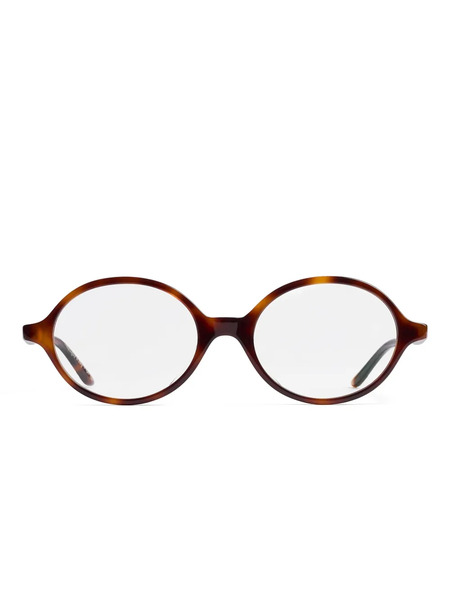  Khaite Oval-frame Glasses - Brown 