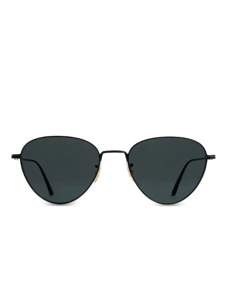  Khaite 0ov1357s Round-frame Sunglasses - Metallic 