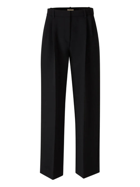  Khaite Pleated High-waisted Trousers - Black 