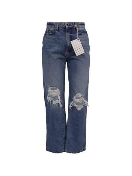  Khaite Pre-owned Abigail Ripped Jeans - Blue 