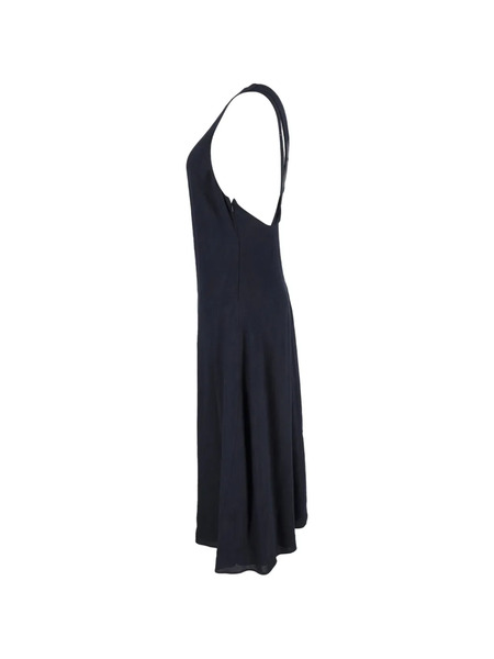  Khaite Pre-owned Etta Criss-cross Strap Midi Dress - Blue 