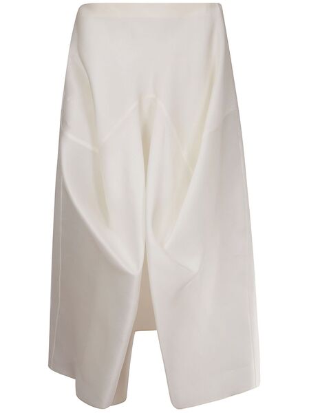  Khaite Sawyer Midi Skirt - White 