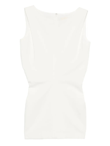  Khaite Sleeveless Mini Dress - Neutrals 