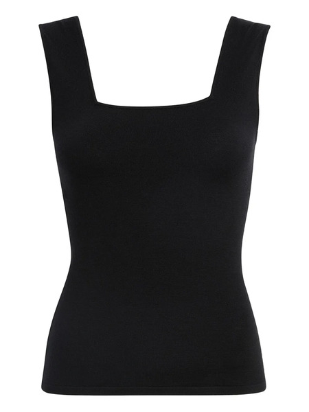  Khaite Square Neck Sani Top - Black 