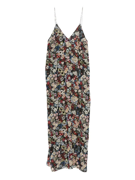  Khaite Taja Midi Dress - Black 