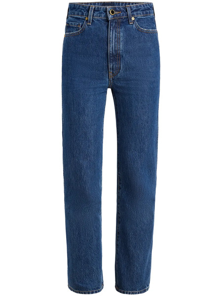  Khaite The Abigail Straight-leg Jeans - Blue 