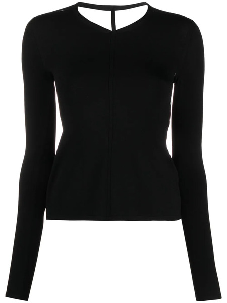  Khaite The Iskra Open-back Top - Black 