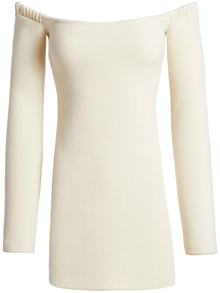 Khaite The Octavia Strapless Mini Dress - Neutrals 