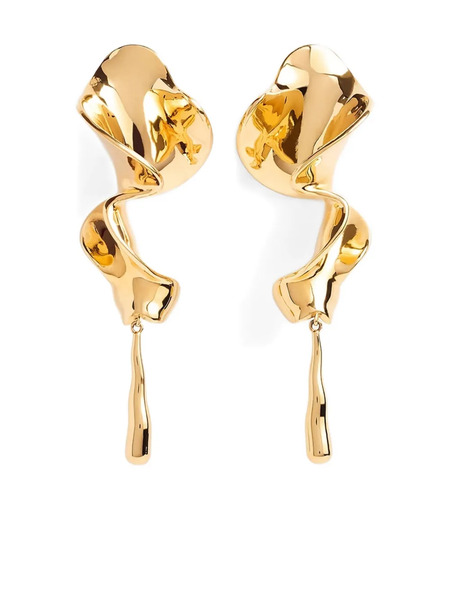  Khaite Tidal Drop Earrings - Gold 