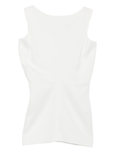  Khaite Toma Mini Dress - Neutrals 