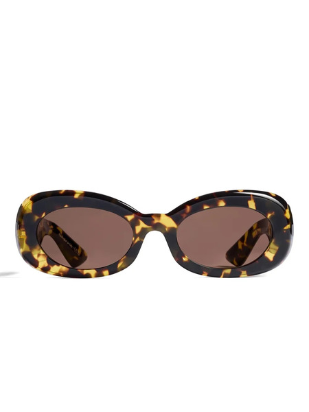  Khaite X Oliver Peoples 1992c Oval-frame Sunglasses - Brown 