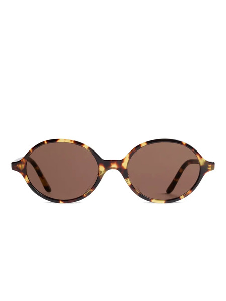  Khaite X Oliver Peoples Oval-frame Sunglasses - Brown 