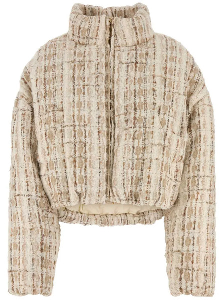  Khrisjoy Embroidered Tweed Jacket - Neutrals 