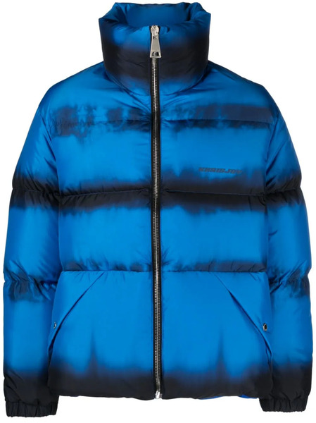  Khrisjoy Faded-effect Padded Jacket - Blue 