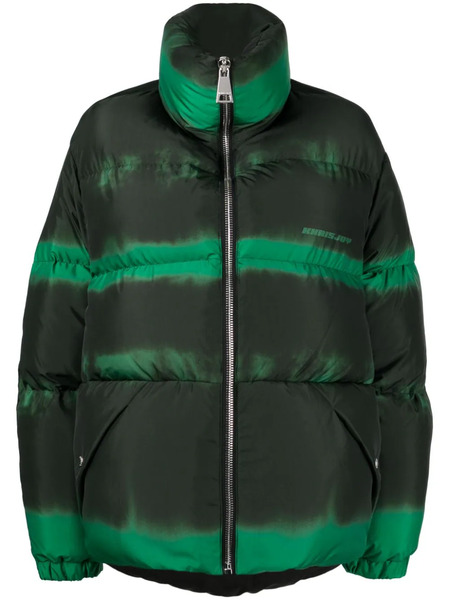  Khrisjoy Faded-effect Puffer Jacket - Green 
