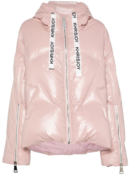  Khrisjoy Khris Shiny Puffer Jacket - Pink 