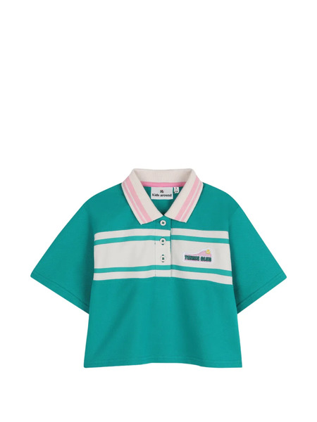  Kids Around Short-sleeve Polo Shirt - Green 