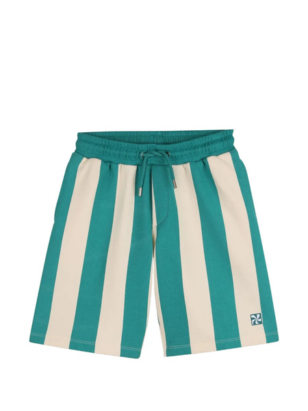  Kids Around Striped Shorts - Green 