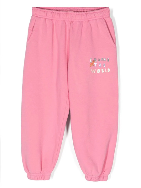  Kids Worldwide Space-print Track Pants - Pink 
