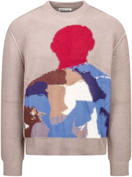  Kidsuper Reverse Intarsia-knit Jumper - Neutrals 