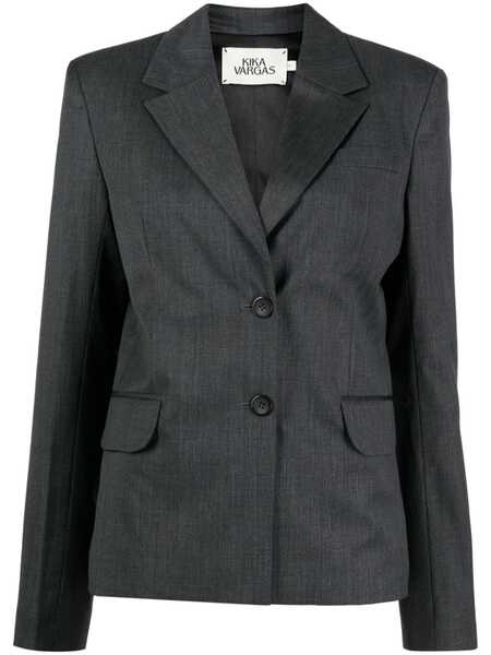  Kika Vargas Harper Single-breasted Blazer - Grey 