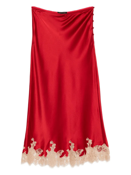  Kiki De Montparnasse Orchid-lace Skirt - Red 