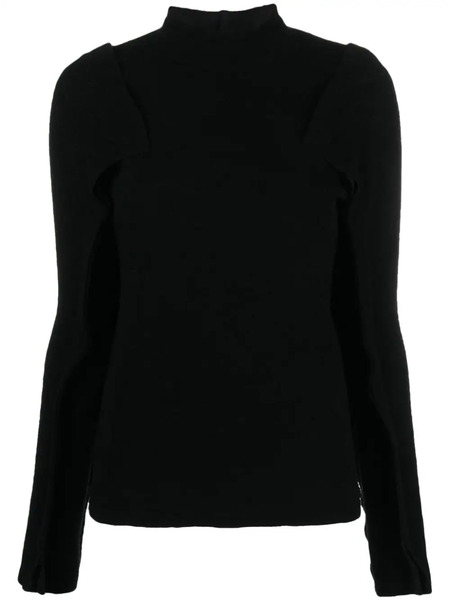  Kiko Kostadinov Arc High-neck Top - Black 