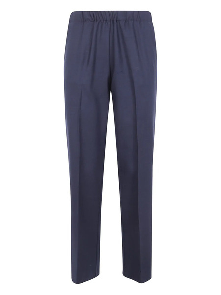 Kiltie Elastic-waist Trousers - Blue 