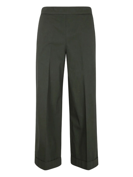  Kiltie Pleated-detailing Trousers - Green 