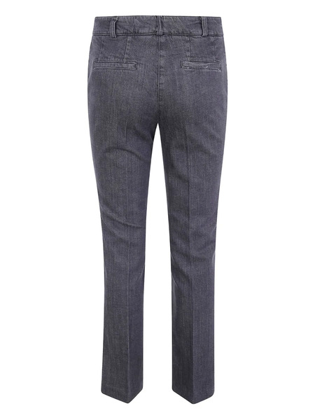  Kiltie Pressed-crease Jeans - Grey 