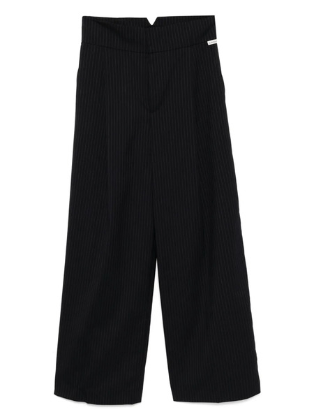  Kimhekim Belted Wide Pants - Blue 