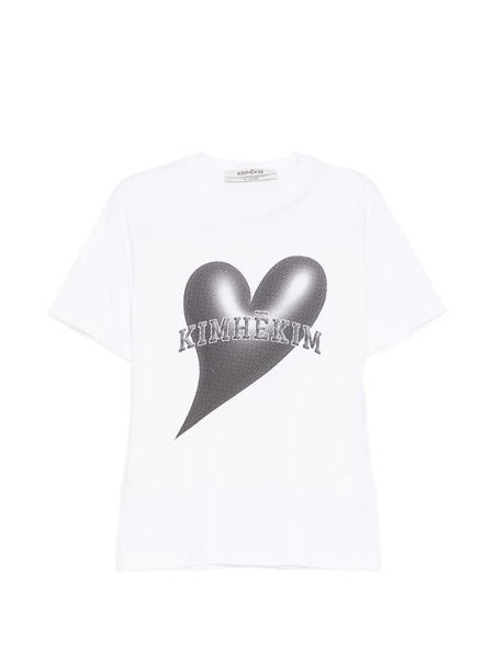  Kimhekim Heart-print T-shirt - White 