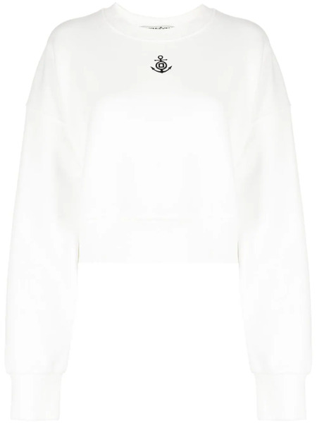  Kimhekim Logo-print Cotton Sweatshirt - White 