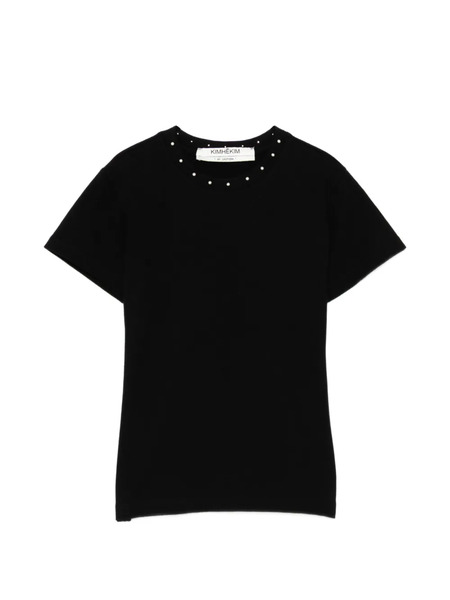  Kimhekim Pearl Embelished T-shirt - Black 