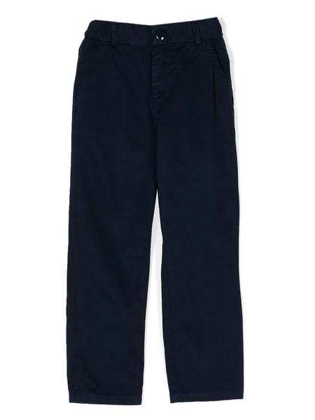  Kindred Elasticated-waist Straight-leg Trousers - Blue 