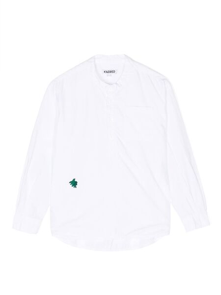  Kindred Motif-embroidered Long-sleeve Shirt - White 