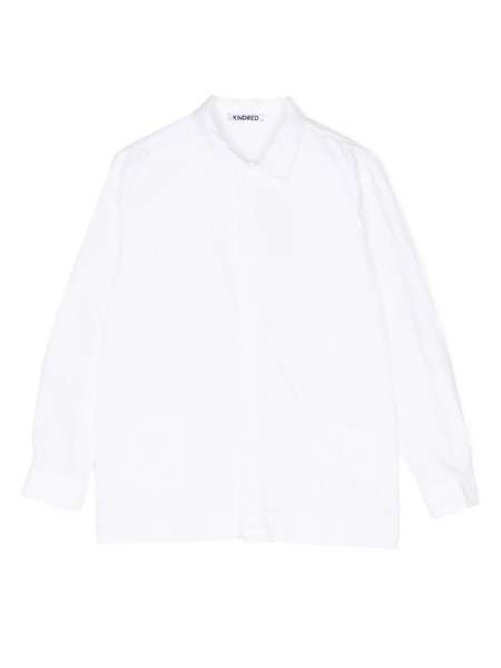  Kindred Patch-pocket Long-sleeve Shirt - White 
