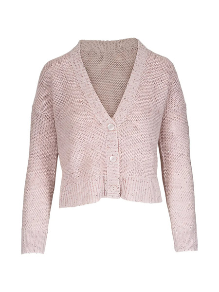  Kinross Cashmere Button-front Cardigan - Pink 