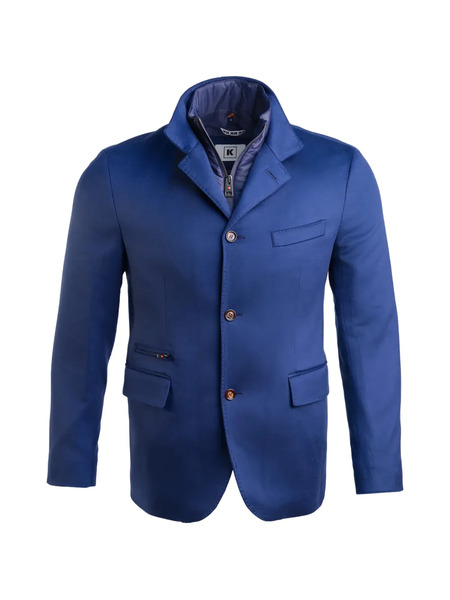  Kired Tipas Cashmere Overcoat - Blue 