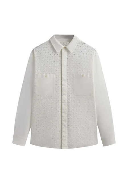  Kith Apollo Lattice Floral Long-sleeve Shirt - White 