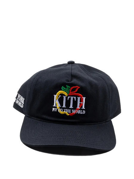  Kith Embroidered Twill Cap - Black 