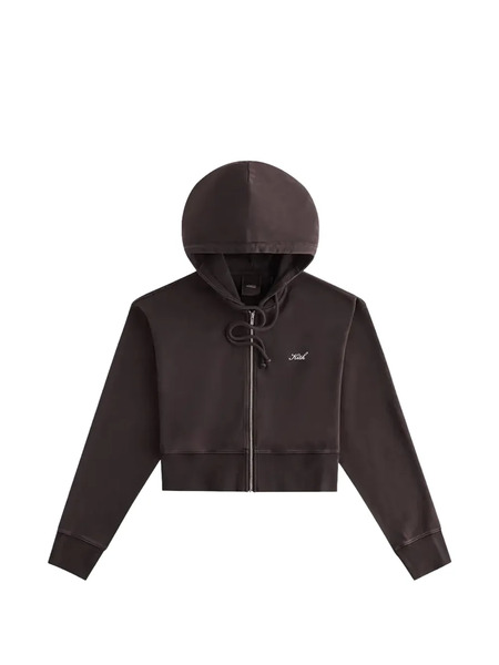  Kith Fallon Zipped Hoodie - Brown 