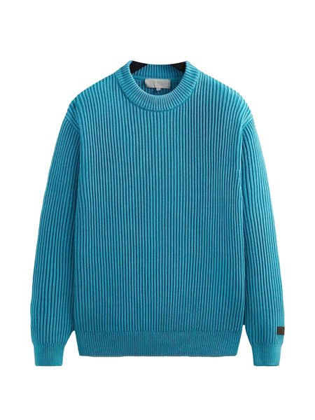  Kith Garment Dyed Meyer Crew-neck Sweater - Blue 
