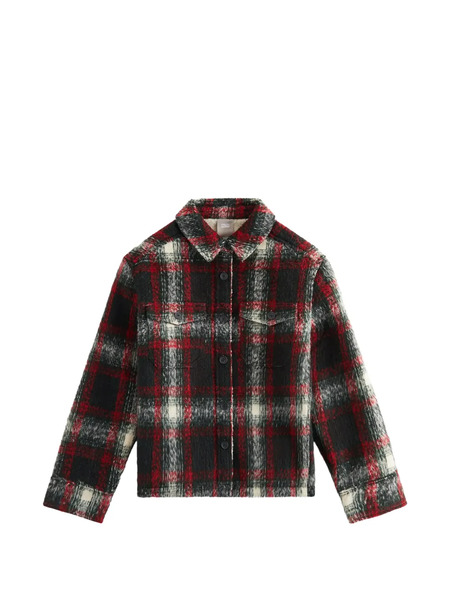  Kith Plaid-pattern Oversized Jacket - Black 