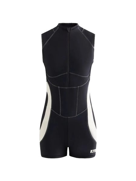  Kith Sora Seamed Zip Playsuit - Black 