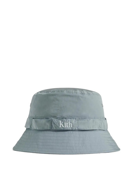  Kith Wrinkle Serif Bucket Hat - Blue 