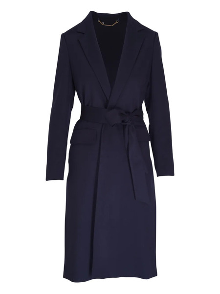  Kiton Belted Trench Coat - Blue 