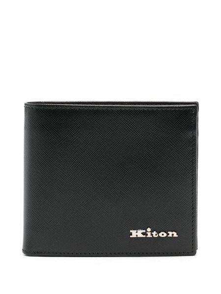  Kiton Bi-fold Wallet - Black 