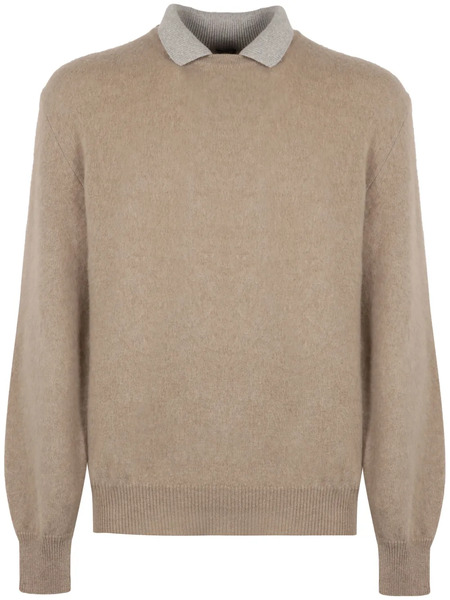  Kiton Brushed-effect Jumper - Neutrals 