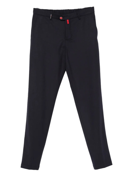  Kiton Button-fastening Trousers - Blue 